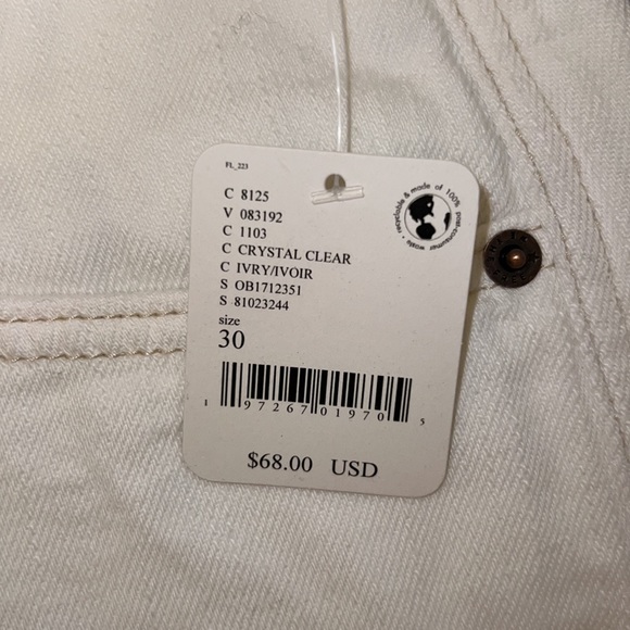 NWT Free People We The Free Ivy Mid Rise Short - Picture 5 of 8